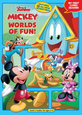 Mickey Mouse Funhouse: Worlds of Fun!: My First Comic Reader! (Disney Junior Mickey; First Comic Reader!, Level 1)